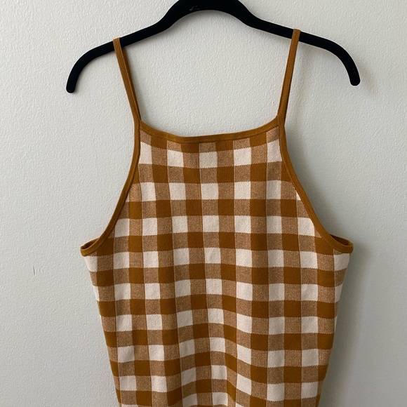 NWT Madewell Gingham Sweater Tank - Picture 3 of 5